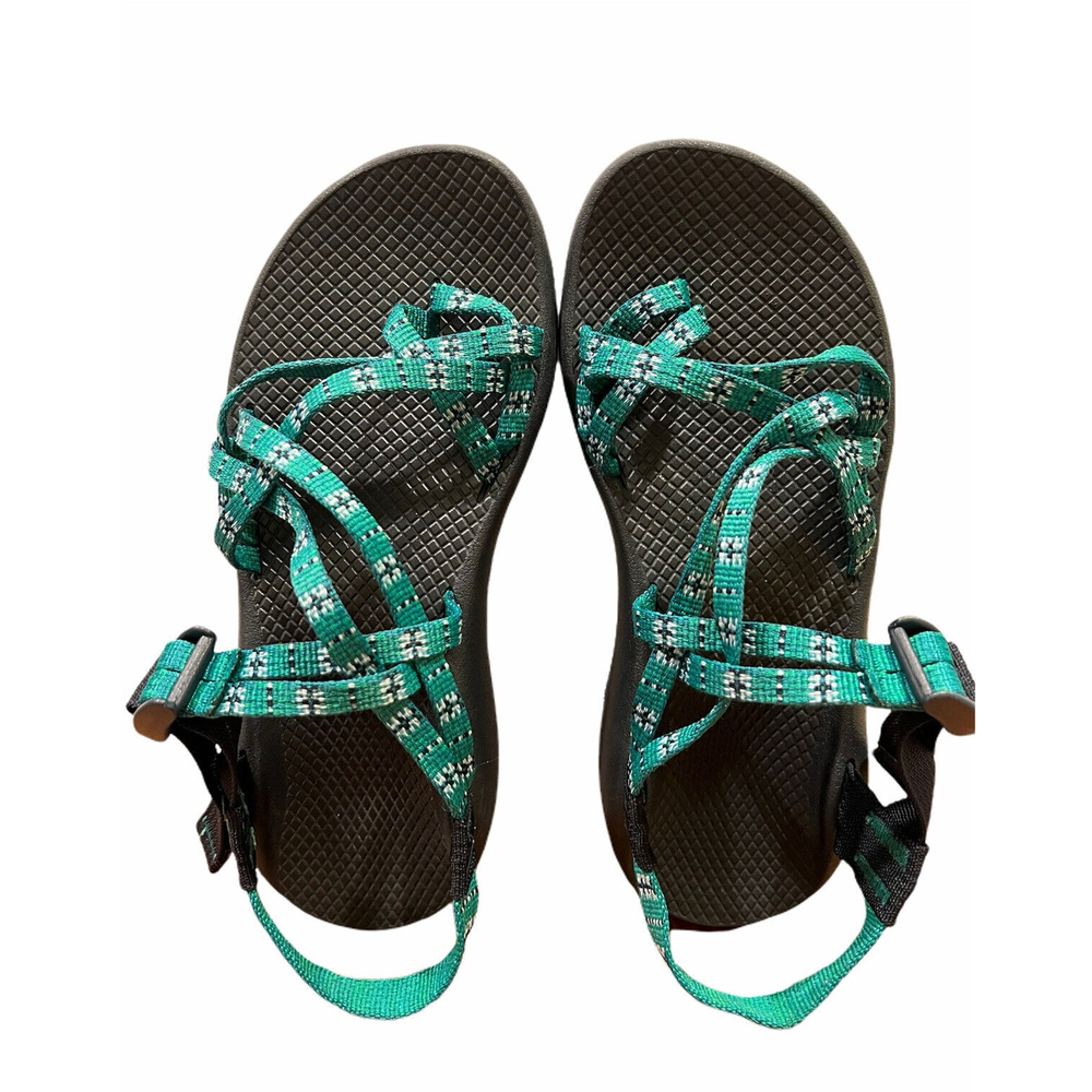 Chacos ZX2 Classic Eclipse Green Womens 8 Water Hiking Sandals